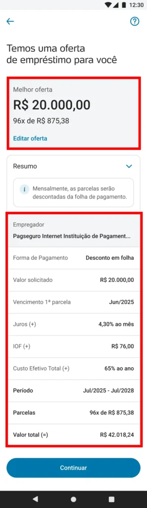 crédito do trabalhador pagbank